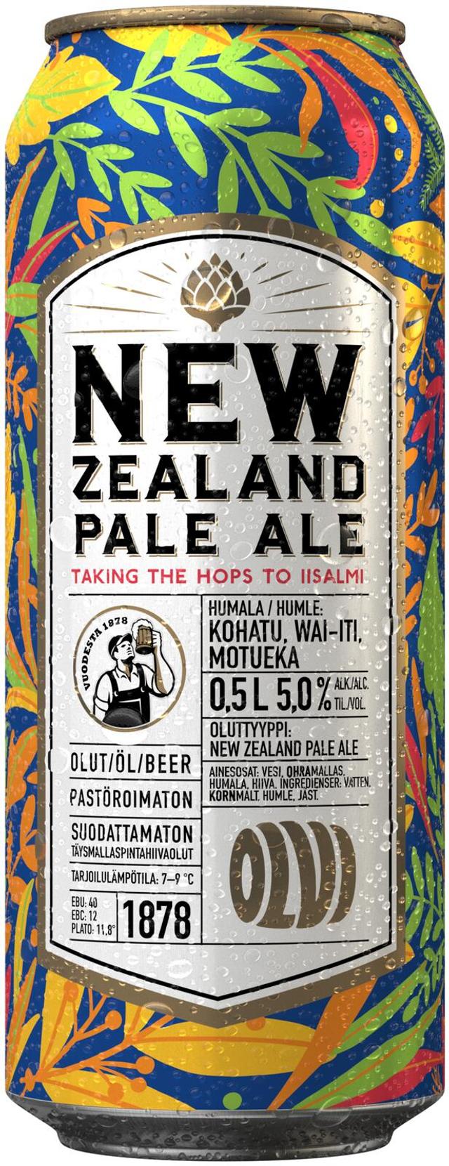 OLVI New Zealand Pale Ale 5,0 % 0,5 l tlk