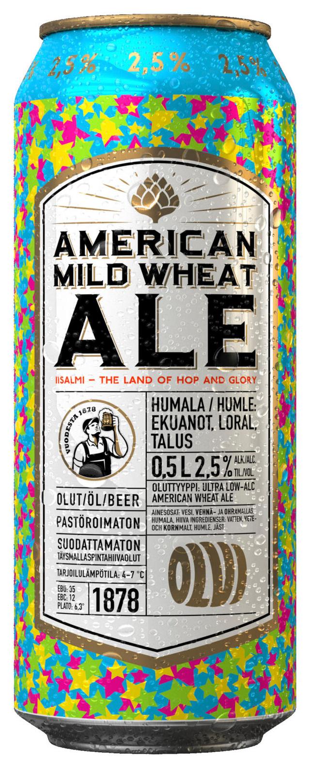 OLVI American Mild Wheat Ale 2,5 % 0,5 l tlk