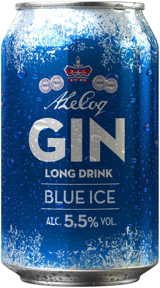 A. Le Coq GIN Blue Ice LD 5,5 % 0,33 l tlk
