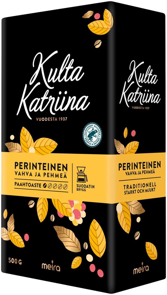 Kulta Katriina Perinteinen suodatinkahvi RAC 500g