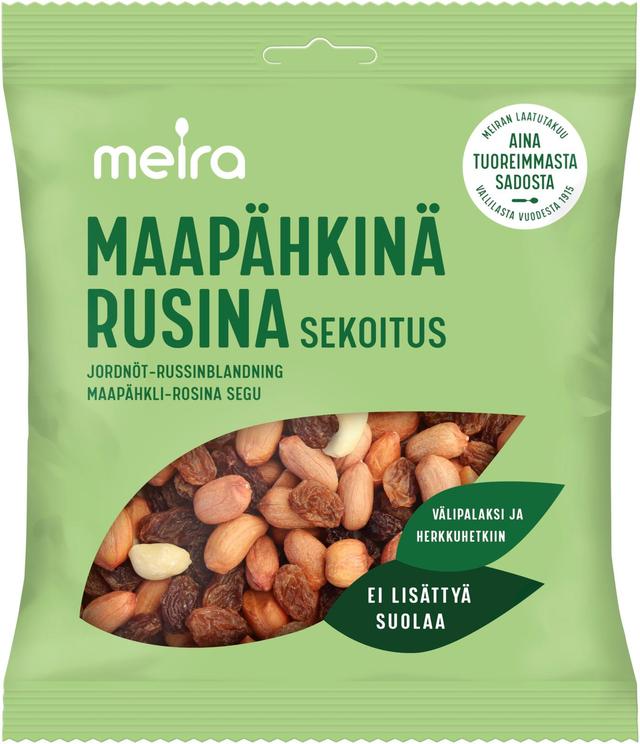 Meira Maapähkinä-rusinasekoitus 300g