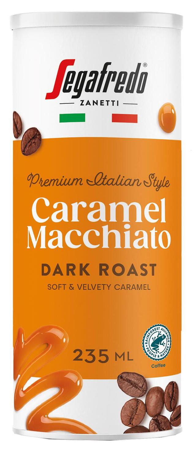 Segafredo Caramel Macchiato maitokahvijuoma 235ml vähälaktoosinen RAC