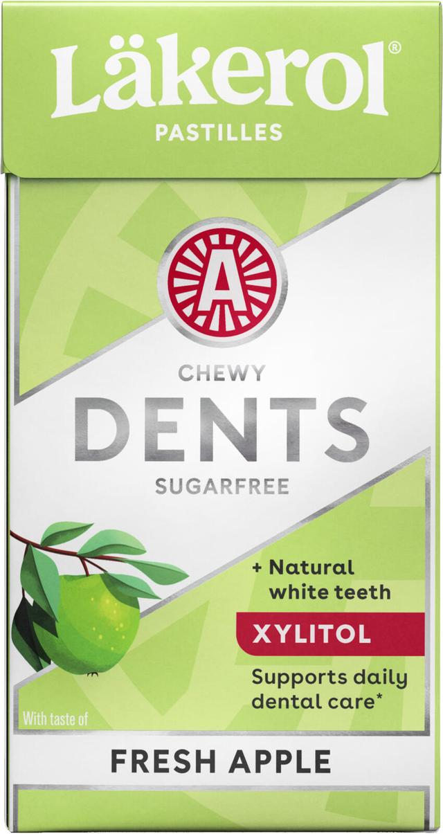 Läkerol Dents Fresh apple ksylitolipastilli 36g