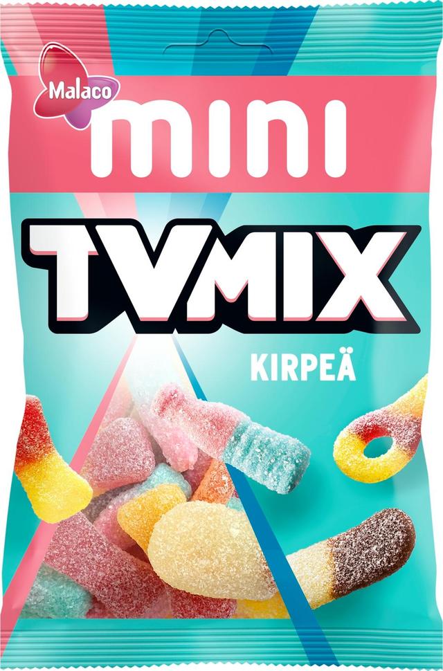 Malaco Mini Tv Mix Kirpeä makeissekoitus 110g