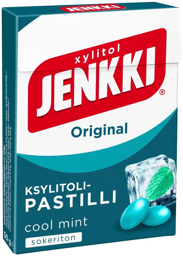 Jenkki Original Cool Mint Ksylitolipastilli 50g
