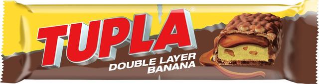Tupla Double Layer Banana suklaapatukka 48g