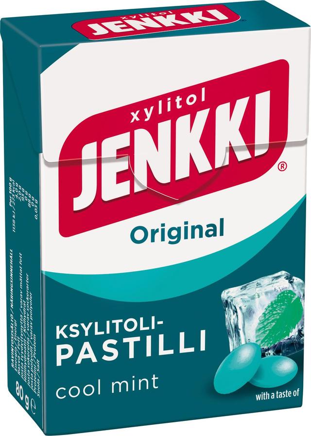 Jenkki Original Cool Mint ksylitolipastilli 80g