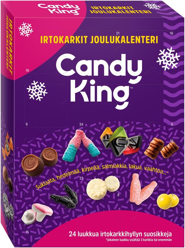 CandyKing Irtokarkit joulukalenteri 600g