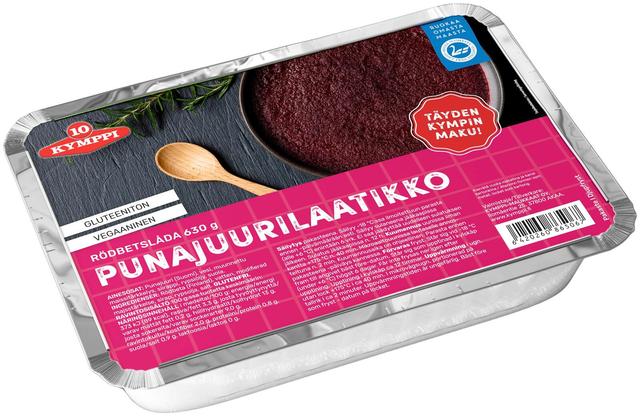 Kymppi Punajuurilaatikko 630 g pakaste