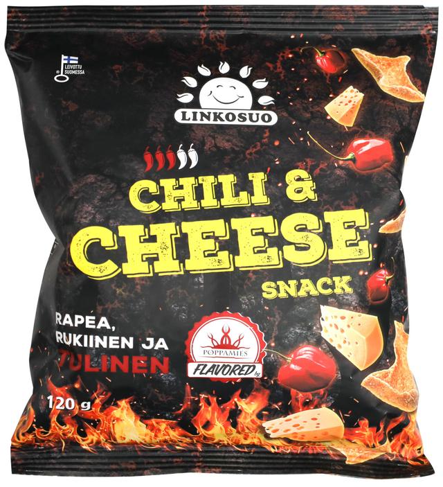 Linkosuo x Poppamies Snack Chili & Cheese 120 g