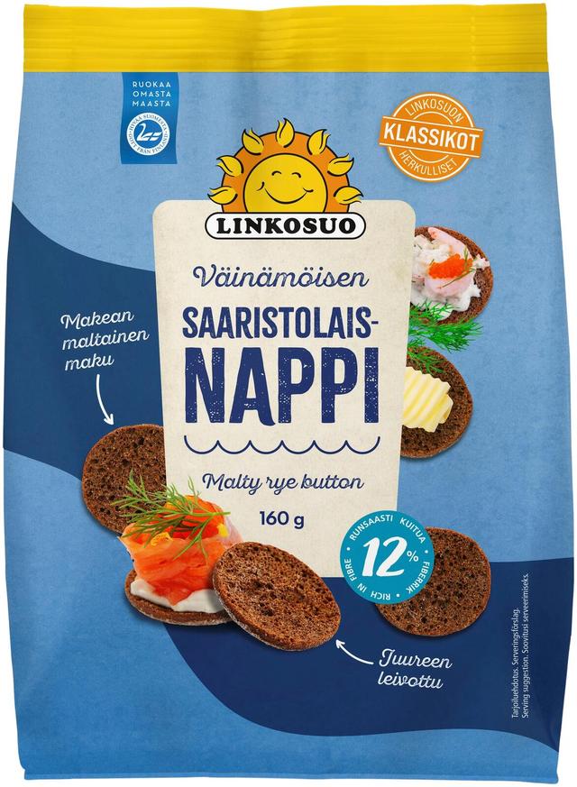 Linkosuo Väinämöisen Saaristolaisnappi 160g