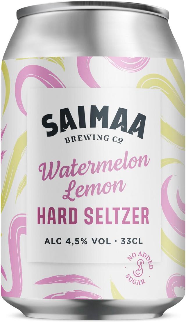 YES YES Hard Seltzer Watermelon Lemon 4,5% 0,33l tlk