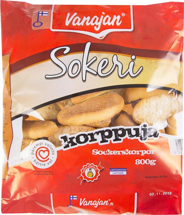 Vanajan Sokerikorppu 800g