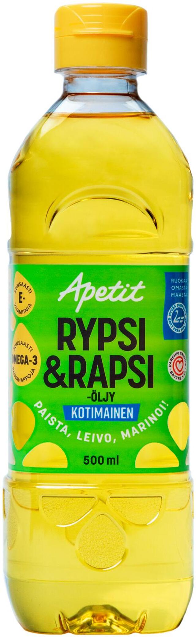 Apetit rypsi-rapsiöljy 500 ml