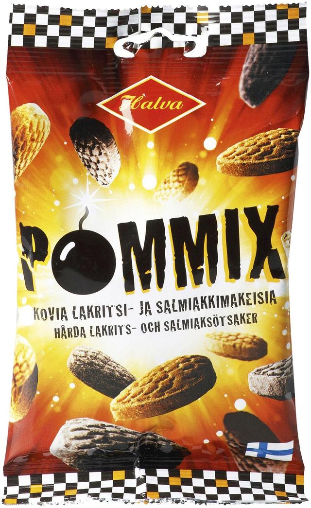 Halva Pommix salmiakki 100 g