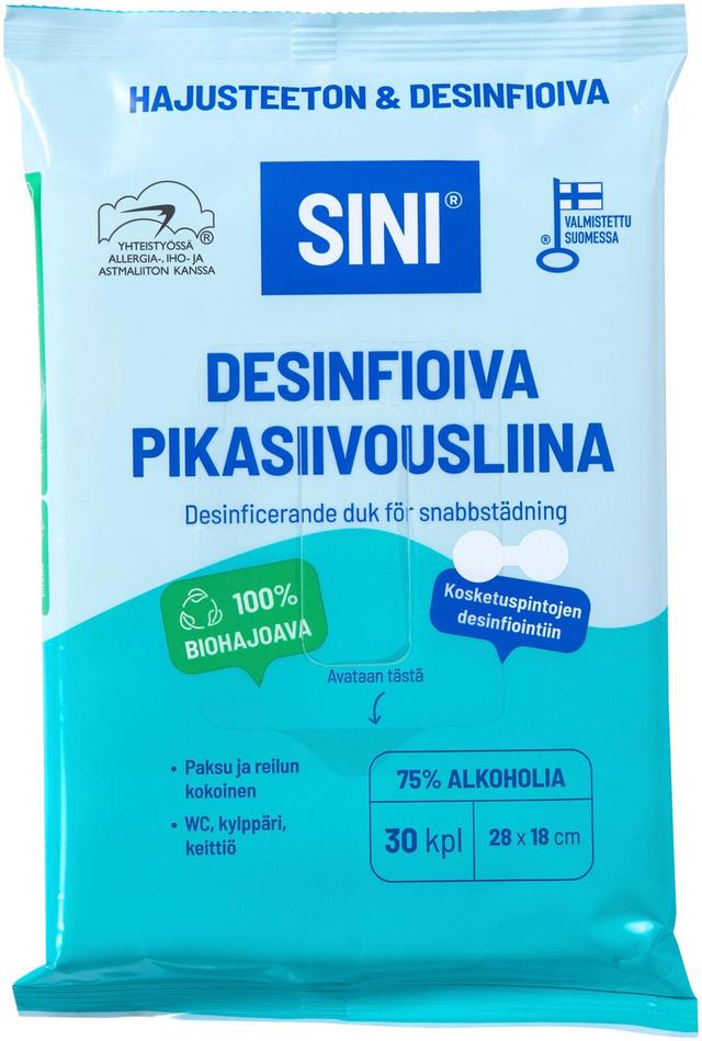 Sini Desinfioiva pikasiivousliina 30 kpl