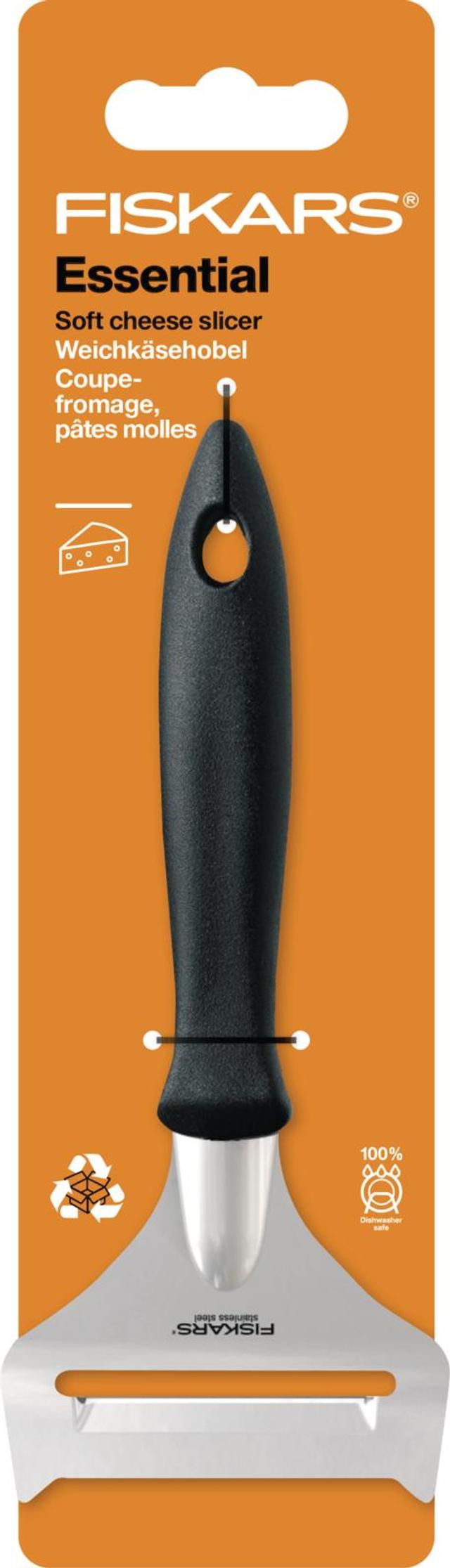 Fiskars Essential pehmeän juuston höylä