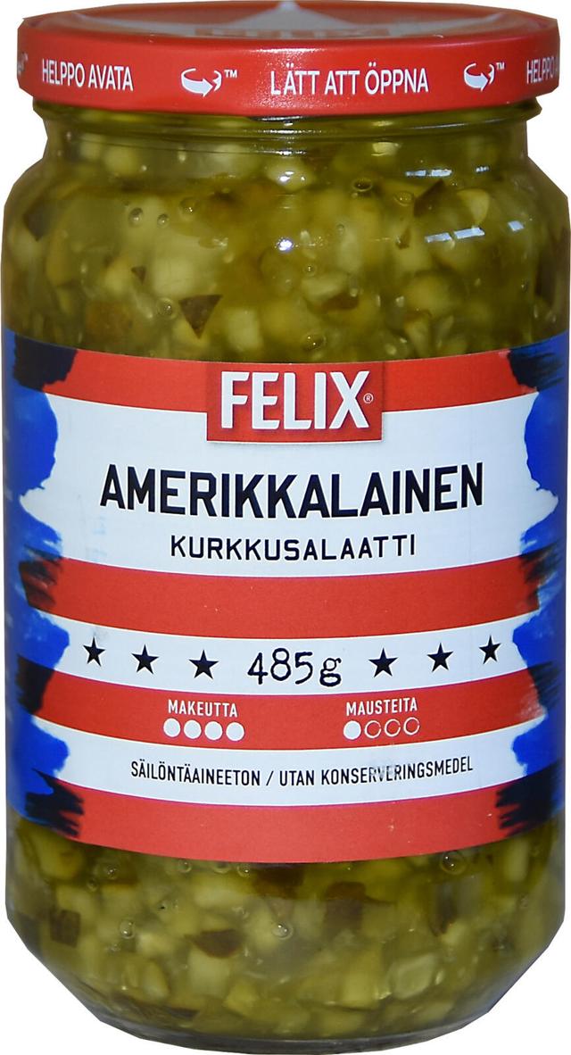 Felix Amerikkalainen kurkkusalaatti 485g