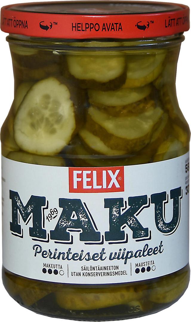 Felix Maku viipaloituja kurkkuja mausteliemessä 560/300g