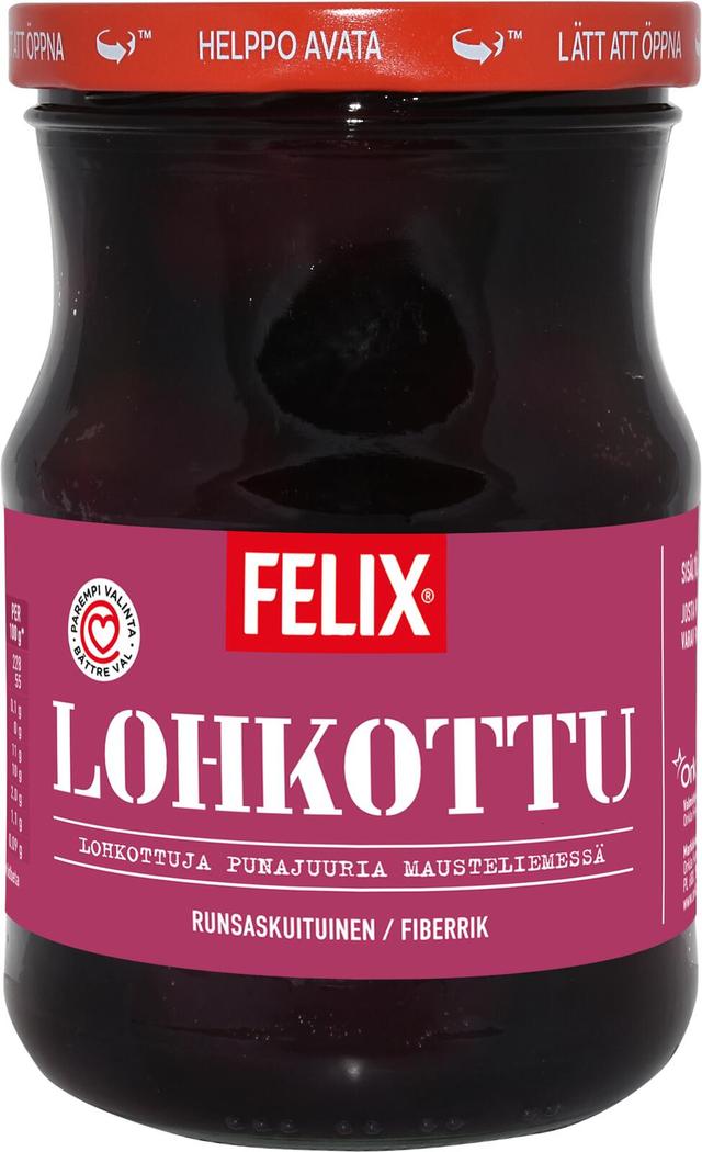 Felix lohkottuja punajuuria mausteliemessä 570/400g