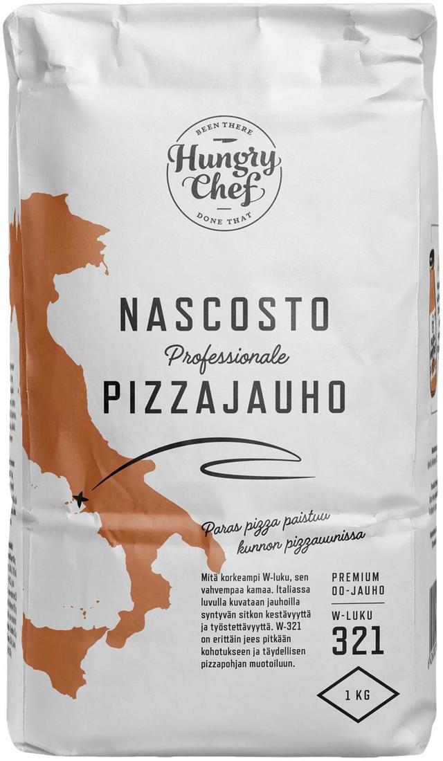 1kg Hungry Chef Pizzajauho Nascosto Professional "00"