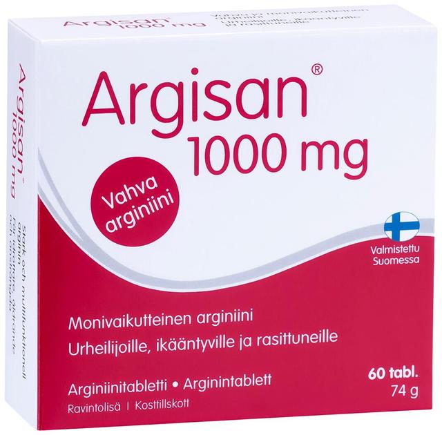 Argisan arginiinitabletti 60 tabl