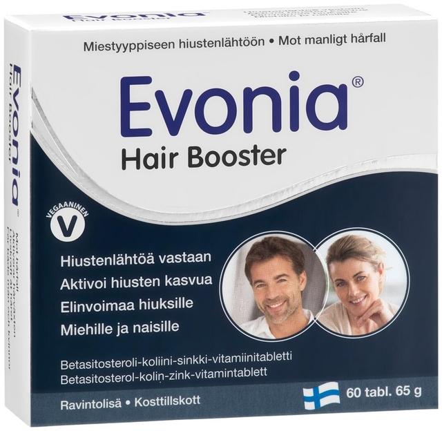 Evonia Hair Booster betasitosteroli-koliini-sinkki-vitamiinitabletti 60 tabl