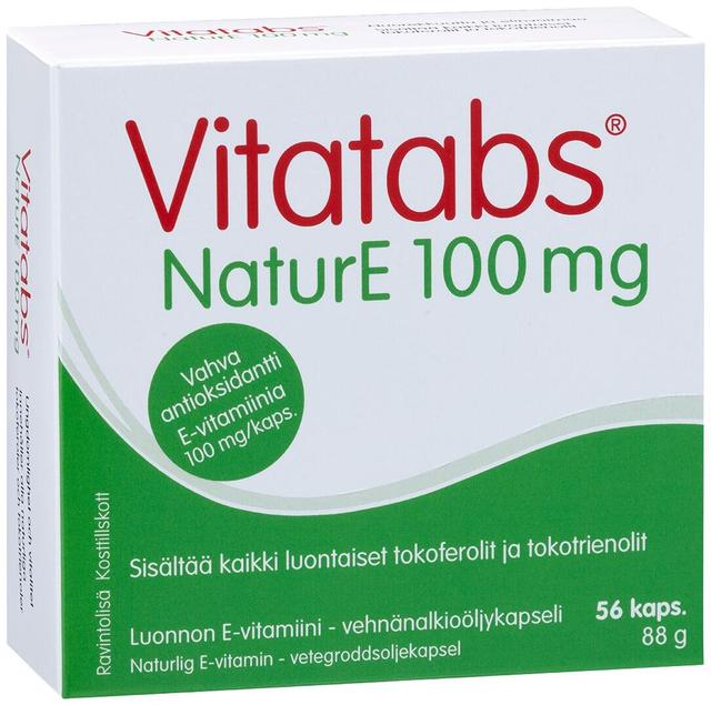 Vitatabs NaturE 100 mg E-vitamiinikapseli 56 kaps