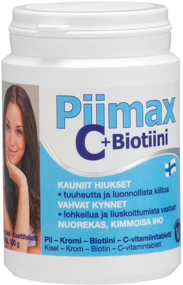 Piimax C + Biotiini pii-kromi-biotiini-C-vitamiinitabletti 300 tabl