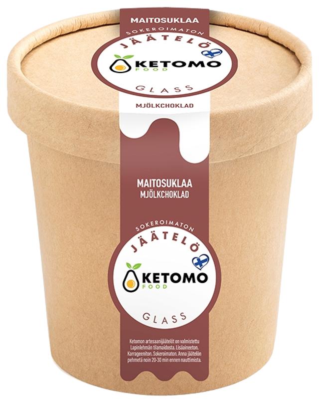 Ketomo Food Maitosuklaajäätelö 473ml