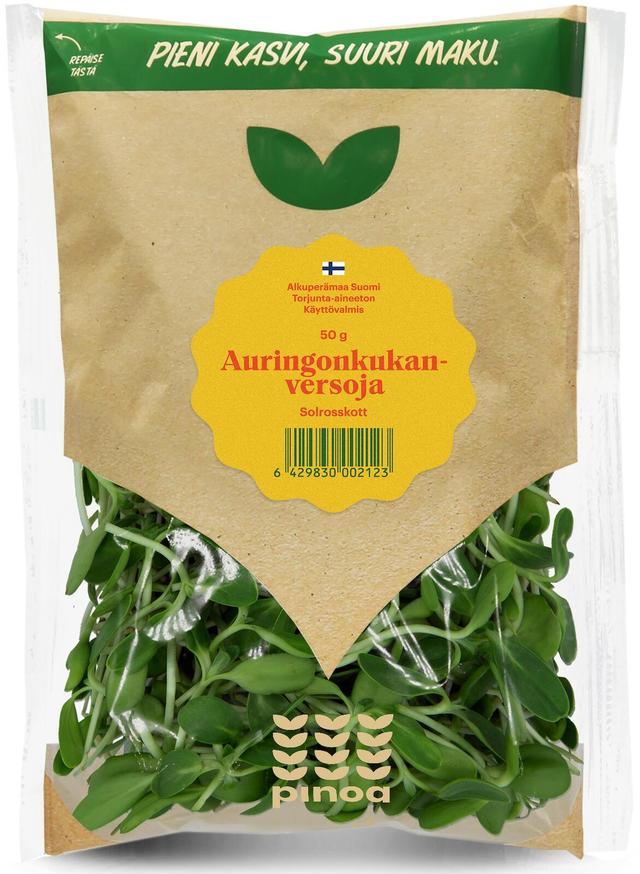 Pinoa Foods Auringonkukanverso 50g