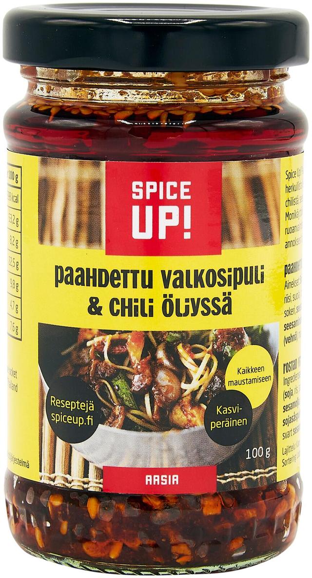 Spice Up! Paahdettu valkosipuli & chili öljyssä 100g