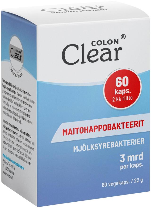 Colon Clear maitohappobakteeri 60kaps