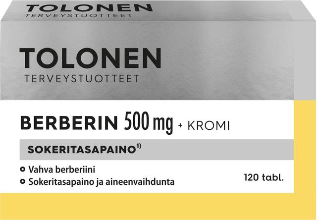 Tolonen Berberin+kromi 120tabl