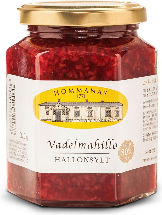 Hommanäs 320g Vadelmahillo