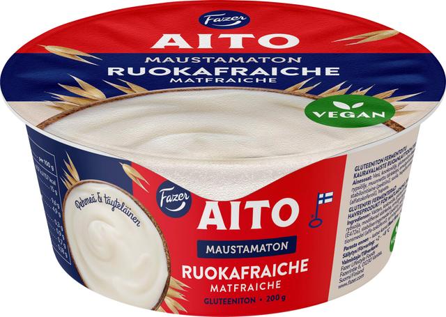 Fazer Aito Ruokafraiche Maustamaton 200g, gluteeniton kauravalmiste ruoanlaittoon