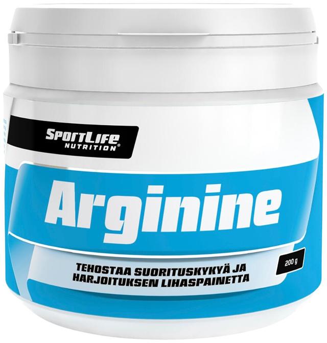 SportLife Nutrition Arginine 200g  L-arginiinijauhe