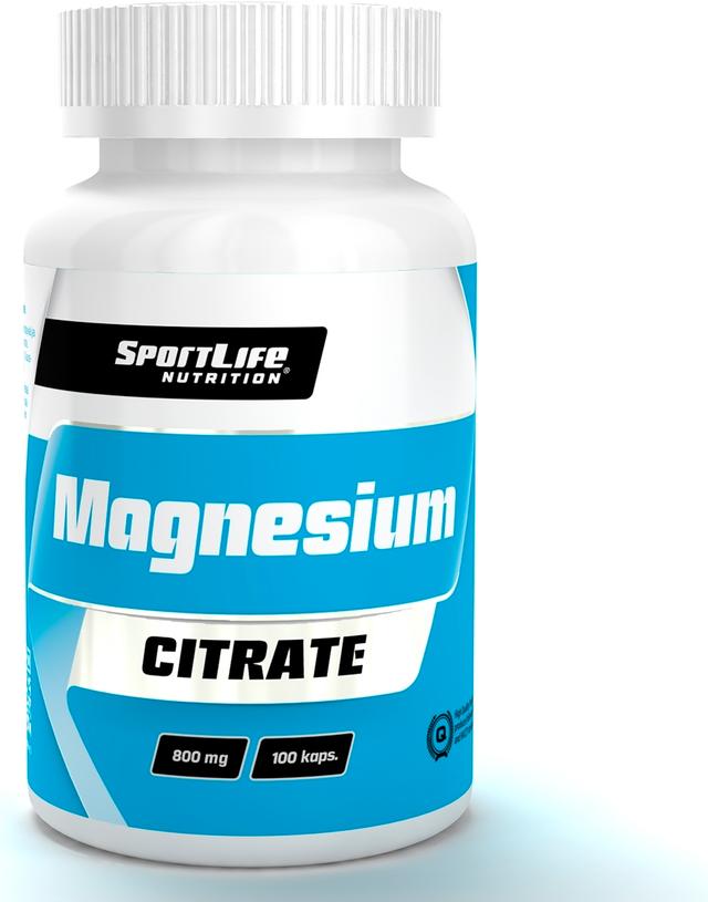SportLife Nutrition Magnesium Citrate 100 kaps