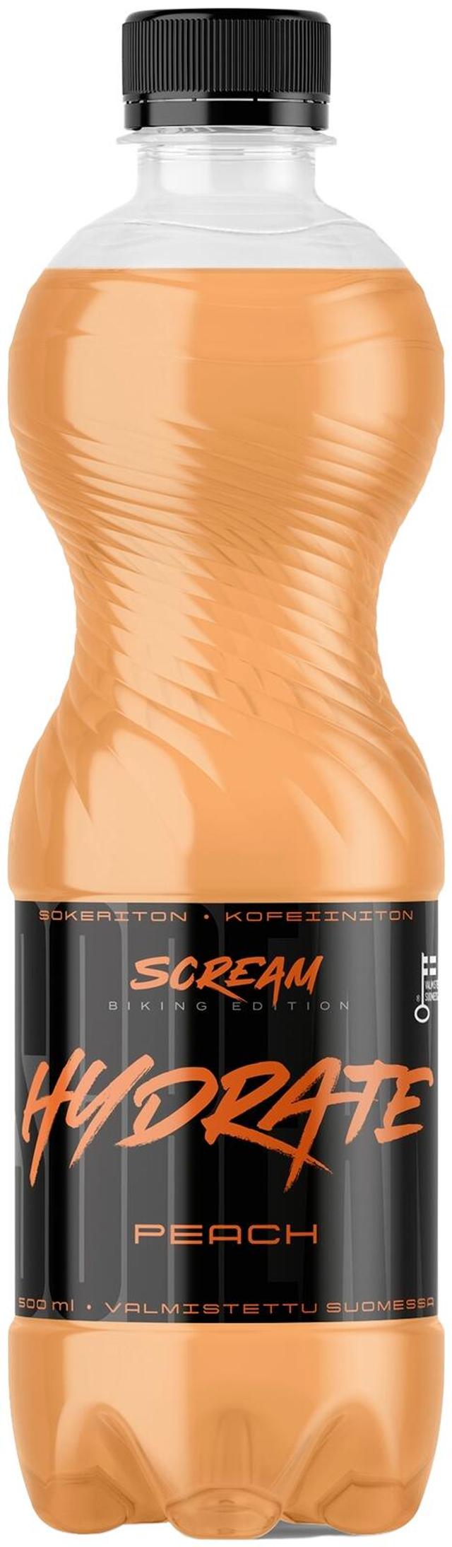 SportLife Nutrition SCREAM HYDRATE 500ml Peach hiilihapotettu nesteytysjuoma