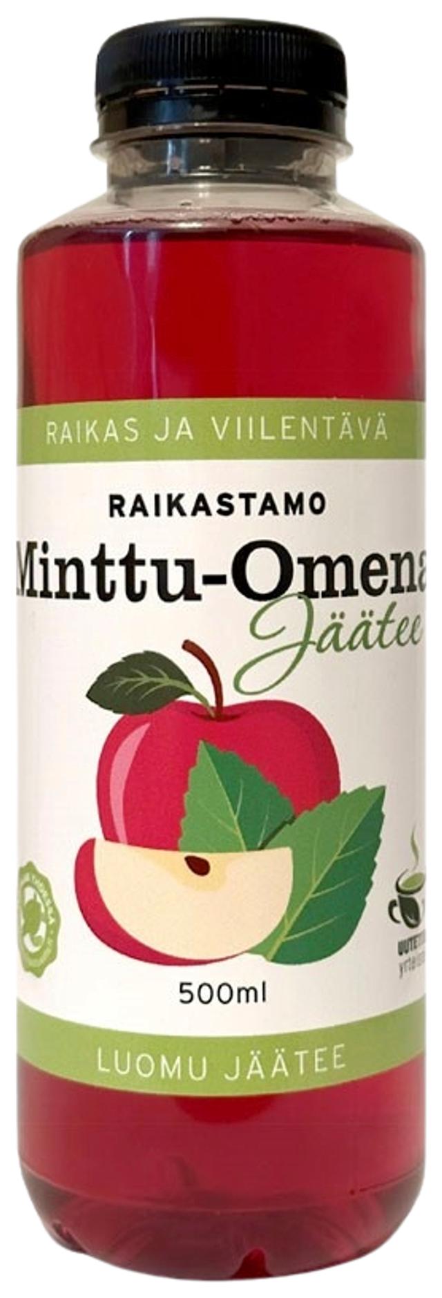 Raikastamo Minttu-Omena jäätee luomu KMP 0,5l CH-BIO-006