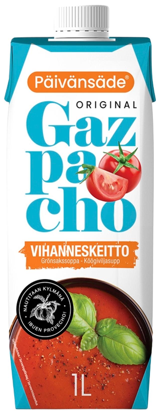 Päivänsäde Gazpacho vihanneskeitto 1L