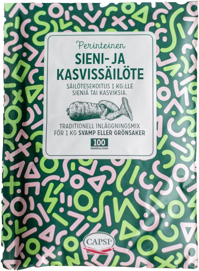 Capsi Sienisäilöte 100g