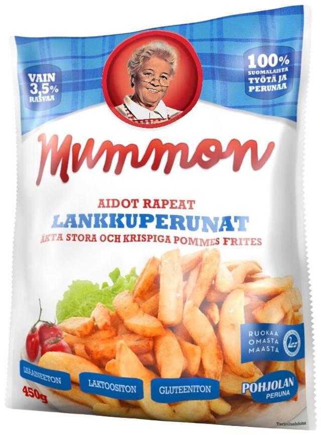 Mummon lankkuperunat 450 g, pakaste