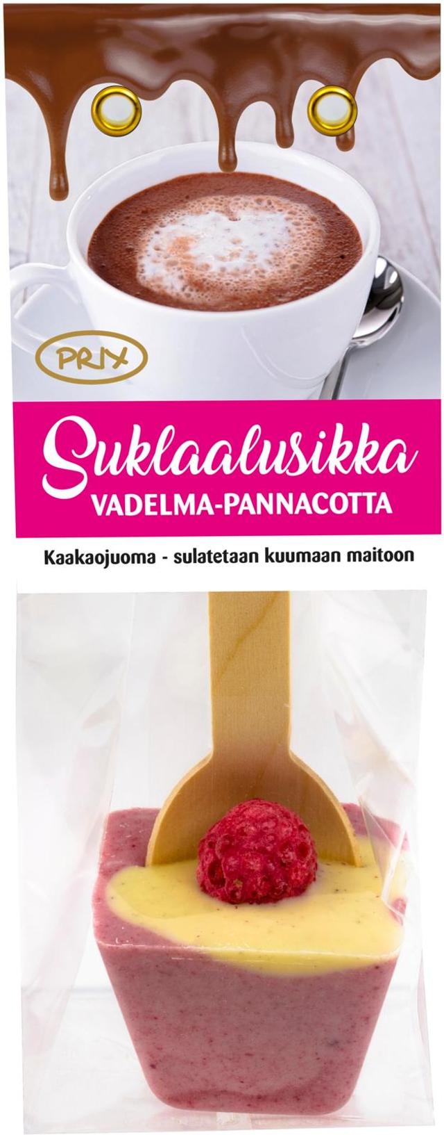 Prix suklaalusikka vadelma panna cotta 45g