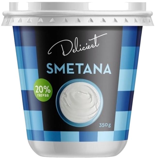 Deliciest Smetana 20 % 350 g