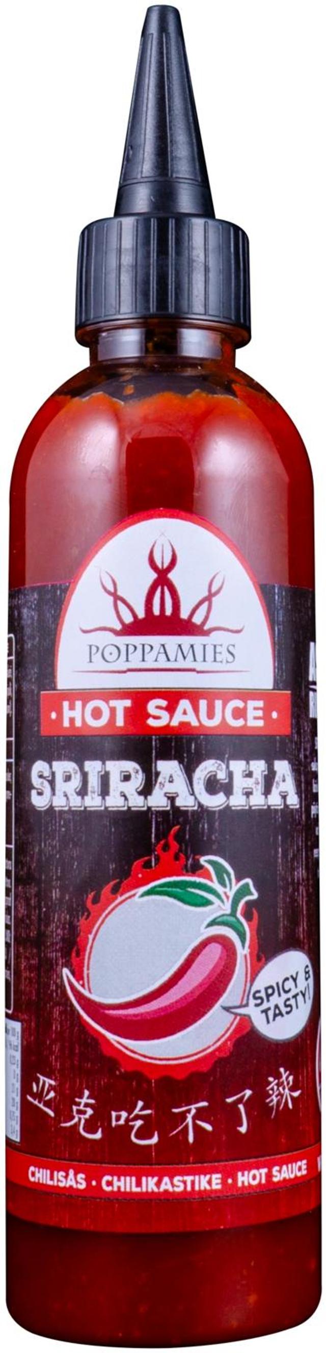 Poppamies Sriracha chilikastike 275g