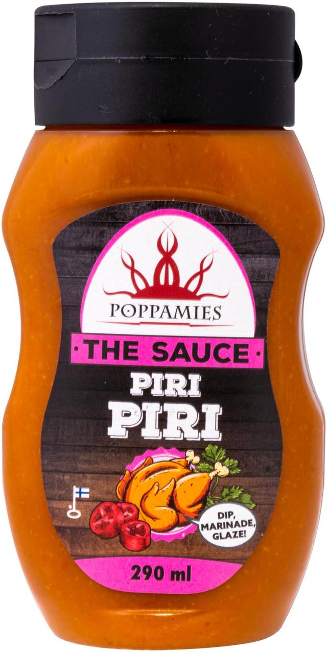 Poppamies The Sauce Piri Piri maustekastike kanalle 290ml