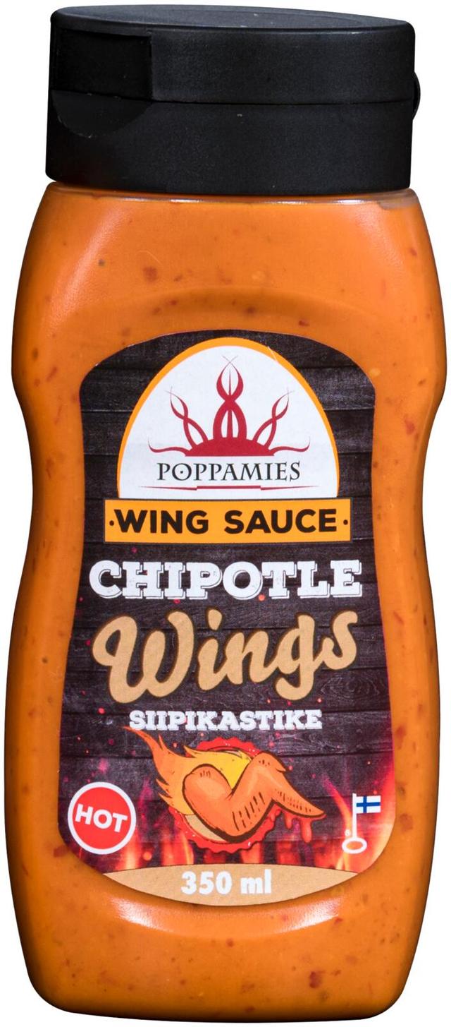 Poppamies Wing sauce chipotle siipikastike 340g