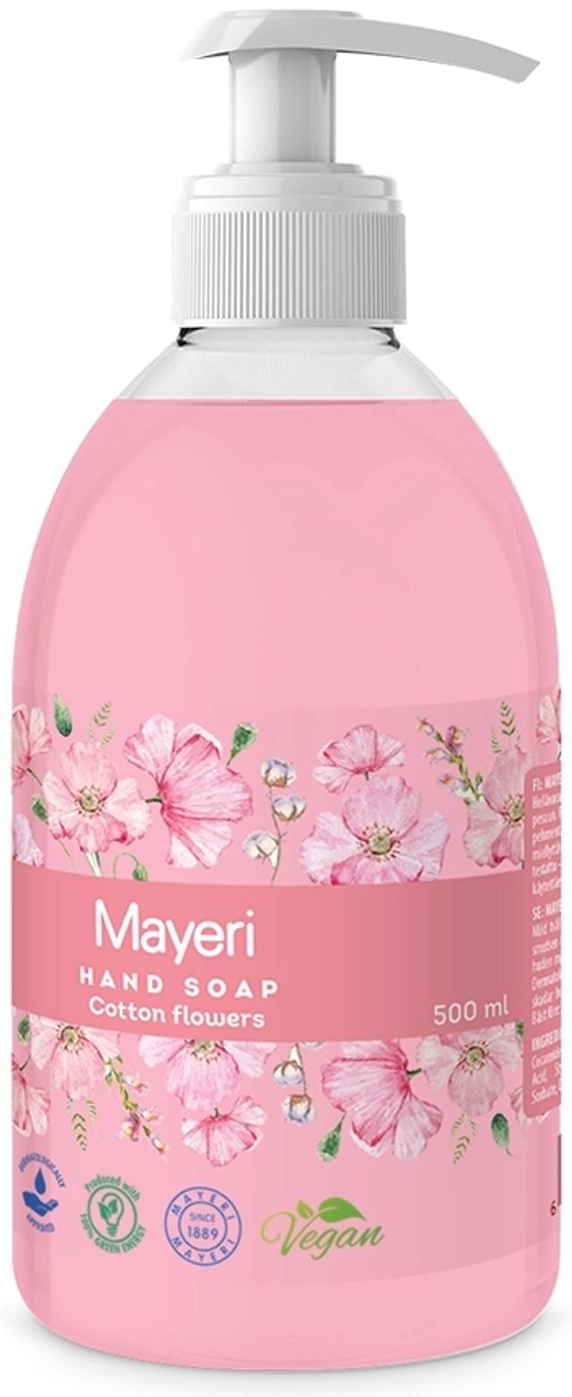 Mayeri 0,5l Cotton Flowers nestesaippua