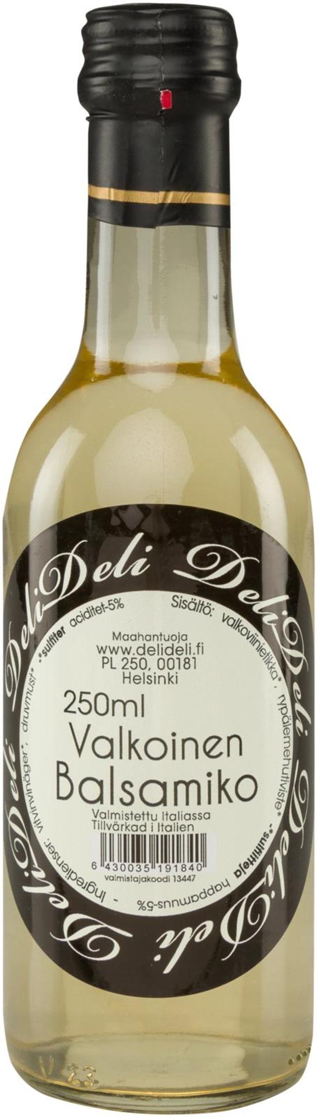 DeliDeli 250ml Valkoinen balsamico